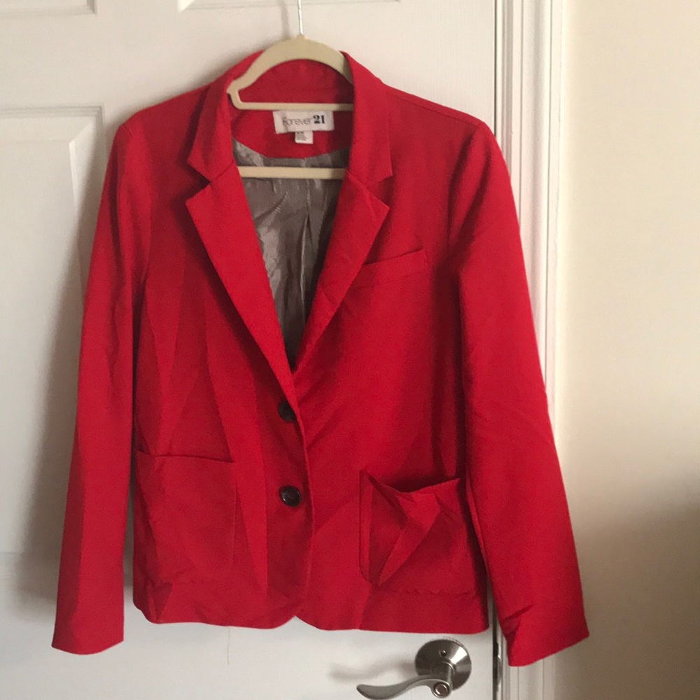 Forever 21 Red Blazer